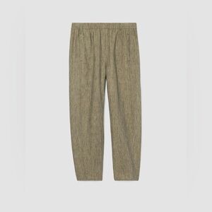 Eileen Fisher Linen Relaxed Elastic Waist Pants